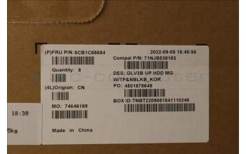 Lenovo 5CB1C88684 Tastatur inkl. TopcaseASM_KOR C21A4 HD MGNBL