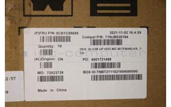 Lenovo 5CB1C88685 Tastatur inkl. TopcaseASM_TC C21A4 HD MGNBL