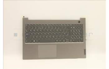 Lenovo 5CB1C88691 C-Abdeckung mit Tastatur, Englisch (GB), Mineralgrau, Ohne_Hintergrundbeleuchtung