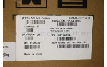 Lenovo 5CB1C88696 Tastatur inkl. TopcaseASM_LA SPA C21A4 HDMGNBL