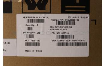 Lenovo 5CB1C88700 Tastatur inkl. TopcaseASM_GER C21A4 HD MGNBL