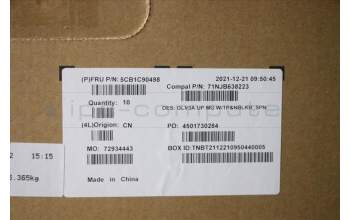 Lenovo 5CB1C90498 Tastatur inkl. Topcase spanisch C 21A2 MGNBL