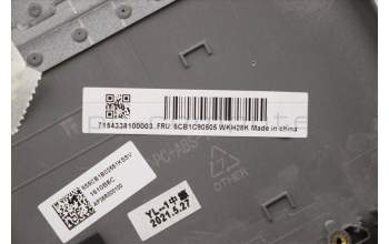 Lenovo 5CB1C90505 C-Cover with keyboard,German,Mineral Grey,Non_Backlight
