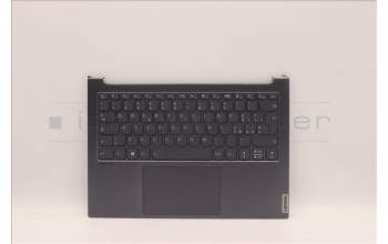 Lenovo 5CB1C90572 C-Cover with keyboard,Italian,Slate Grey