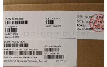 Lenovo 5CB1C90601 Tastatur inkl. Topcase ASM_HUN L82NH LIG_SR