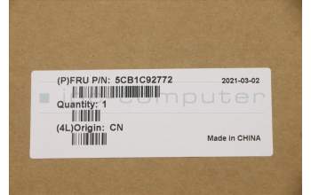 Lenovo 5CB1C92772 C-Cover with keyboard,Hungarian,Backlight