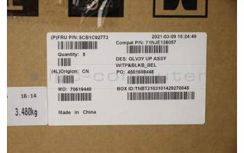 Lenovo 5CB1C92773 Tastatur inkl. Topcase ASM_BEL C 20WE BLKB N