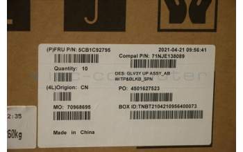 Lenovo 5CB1C92795 Tastatur inkl. Topcase spanisch C20WE AB BLKB N