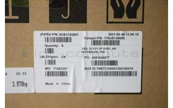 Lenovo 5CB1C92801 Tastatur inkl. Topcase ASM_FRA C20WE AB BLKB N