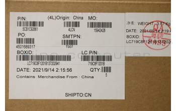 Lenovo 5CB1C92861 Tastatur inkl. Topcase ASM_UK L82NX IG DIS