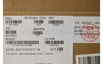 Lenovo 5CB1C92932 C-Abdeckung mit Tastatur, Italienisch, Eisengrau