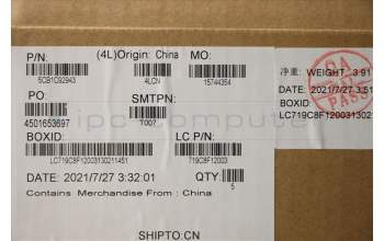 Lenovo 5CB1C92943 Tastatur inkl. Topcase deutsch L82NX IG UMA