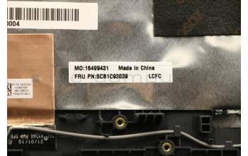 Lenovo 5CB1C93039 Tastatur inkl. Topcase deutsch L82JW BU_RGBW/F