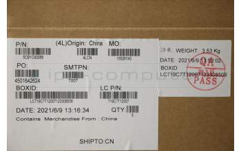 Lenovo 5CB1C93056 Tastatur inkl. Topcase ASM_TC L82JW BU_RGBW/F