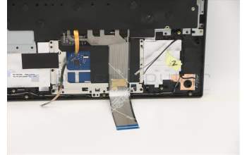 Lenovo 5CB1C93060 C-Cover with keyboard, Belgian, Blue, White Backlight, UK