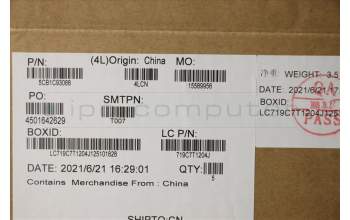 Lenovo 5CB1C93088 Tastatur inkl. Topcase ASM_TC L82JW BU_WHW/F