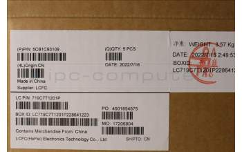 Lenovo 5CB1C93109 Tastatur inkl. Topcase ASM_ITA L82JW SG_BUW/F