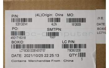 Lenovo 5CB1C93141 Tastatur inkl. Topcase ASM_HUN L82JSSGw/RGBWRF