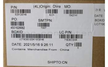 Lenovo 5CB1C93149 Tastatur inkl. Topcase ASM_RUS L82JSSGw/RGBWRF