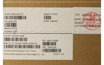 Lenovo 5CB1C93175 Tastatur inkl. Topcase ASM_ITA L82JS SGw/WHWRF