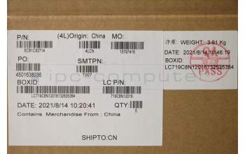 Lenovo 5CB1C93714 Tastatur inkl. Topcase deutsch L82K8 BK RGB