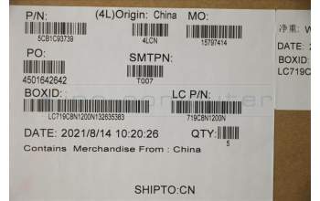 Lenovo 5CB1C93739 Tastatur inkl. Topcase ASM_CZE/SLK L82K8 GY