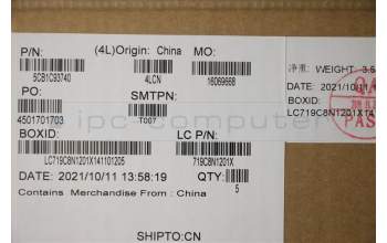 Lenovo 5CB1C93740 Tastatur inkl. Topcase ASM_ENG L82K8 GY