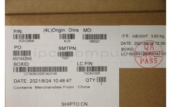 Lenovo 5CB1C94084 Tastatur inkl. Topcase ASM_TUR L82K8 GY RGB