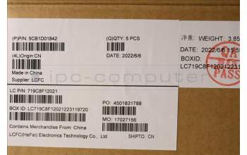 Lenovo 5CB1D01842 Tastatur inkl. Topcase ASM_UK L82NX IG_FP_D