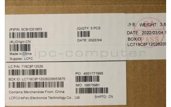 Lenovo 5CB1D01853 Tastatur inkl. Topcase ASM_FRA L82NX IG_FP_D