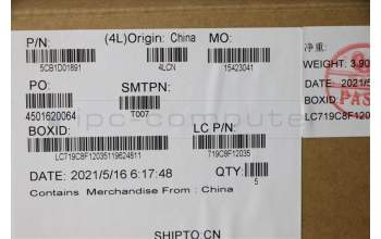 Lenovo 5CB1D01891 Tastatur inkl. Topcase ASM_NORDIC L82NXIG_FP_U