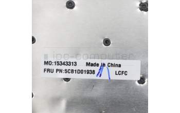 Lenovo 5CB1D01938 Tastatur inkl. Topcase ASM_ENGL82C7IG_TEX_LIPC