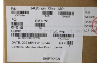 Lenovo 5CB1D01944 C-Cover with keyboard, Portuguese, Iron Grey