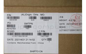 Lenovo 5CB1D01958 Tastatur inkl. Topcase ASM_BELL82C7IG_TEX_LIPC