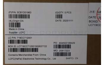 Lenovo 5CB1D01963 Tastatur inkl. TopcaseASM_CZE/SLKL82C7IGTEXLIPC