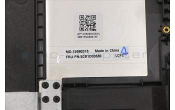 Lenovo 5CB1D03680 Tastatur inkl. Topcase ASM_SLV L81W1 NFPBKLIPC