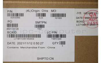 Lenovo 5CB1D03692 Tastatur inkl. Topcase spanisch L81W1 NFPPGLIPC