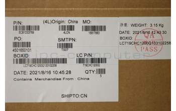 Lenovo 5CB1D03769 Tastatur inkl. Topcase ASM_ARA L20YM MGR_ML