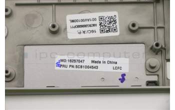 Lenovo 5CB1D04543 Tastatur inkl. Topcase ASM_HBW L20YM MGR_ML