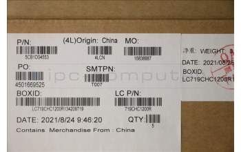 Lenovo 5CB1D04553 Tastatur inkl. Topcase spanisch L20YM MGR_ML