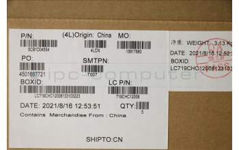Lenovo 5CB1D04554 Tastatur inkl. Topcase ASM_SLV L20YM MGR_ML