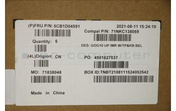 Lenovo 5CB1D04591 Tastatur inkl. Topcase ASM_BEL C 82K1