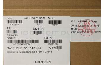 Lenovo 5CB1D04932 C-Cover with keyboard, French, Iron Grey, Backlight, Non-Fingerprint, US