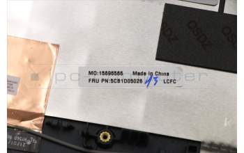 Lenovo 5CB1D05026 C-Cover with keyboard,English,Phantom Blue,RGB Backlight