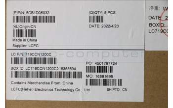 Lenovo 5CB1D05032 Tastatur inkl. Topcase französisch/arabsich L82JH BURGB