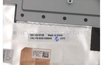 Lenovo 5CB1D05043 Tastatur inkl. Topcase ASM_NORDIC L82JH BU RGB