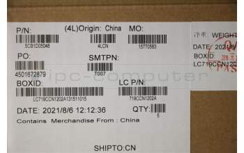 Lenovo 5CB1D05048 Tastatur inkl. Topcase schweiz L82JH BU RGB