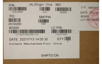 Lenovo 5CB1D05080 Tastatur inkl. Topcase schweiz L82JH BU WH