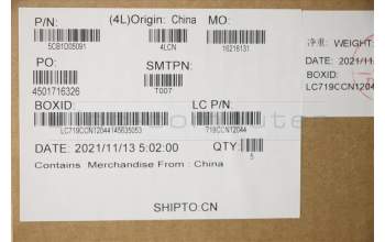 Lenovo 5CB1D05091 Tastatur inkl. Topcase ASM_EURO ENG L82JH SGBU