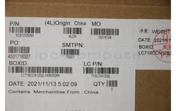Lenovo 5CB1D05095 Tastatur inkl. Topcase ASM_FRA L82JH SG BU